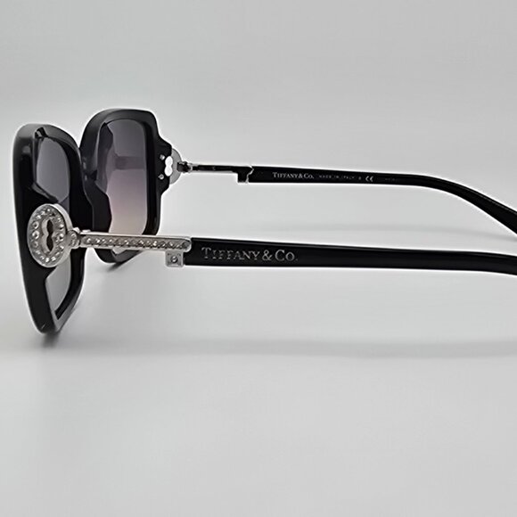 Tiffany & Co TF4043-B 8001/T3 Black Rhinestone Key Polarized Grey Sunglasses main image 9